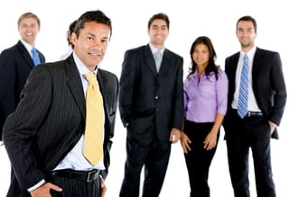 Group of business executives