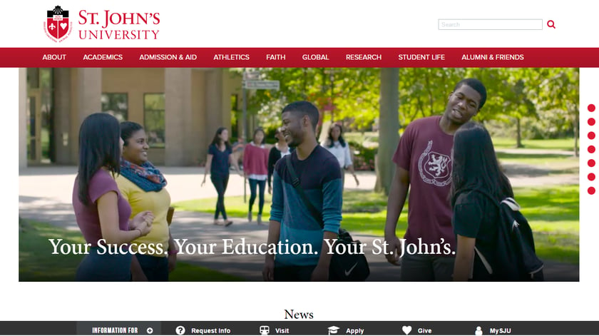 st. john's university hompeage.png